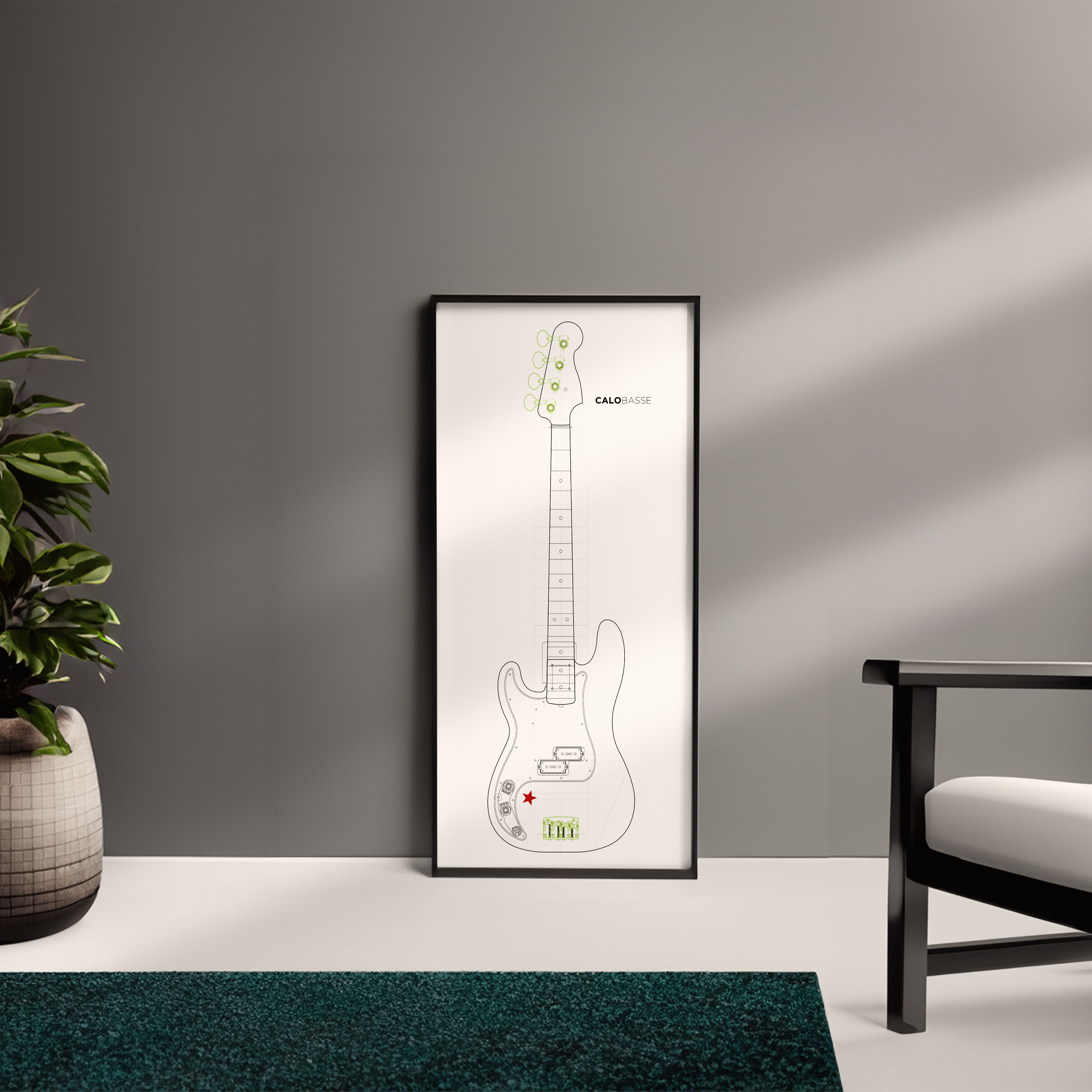 X - AFFICHE BASSE CALOGERO