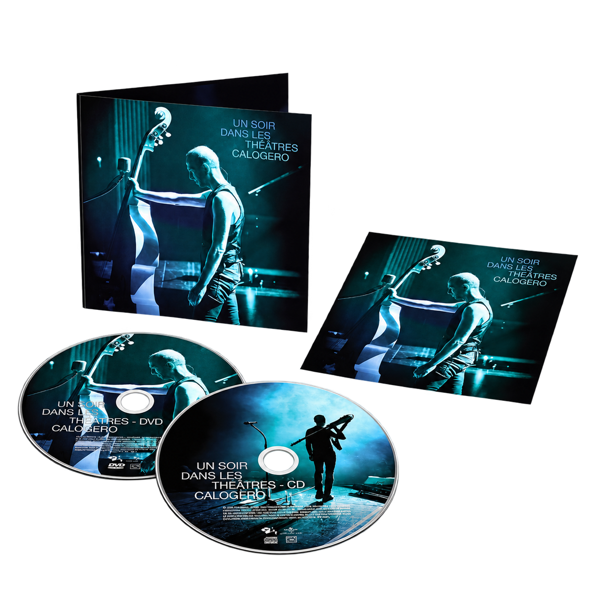 UN SOIR DANS LES THÉÂTRES - CD+DVD AVEC TIRAGE DÉDICACÉ