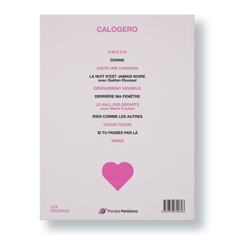 Songbook Calogero A.M.O.U.R