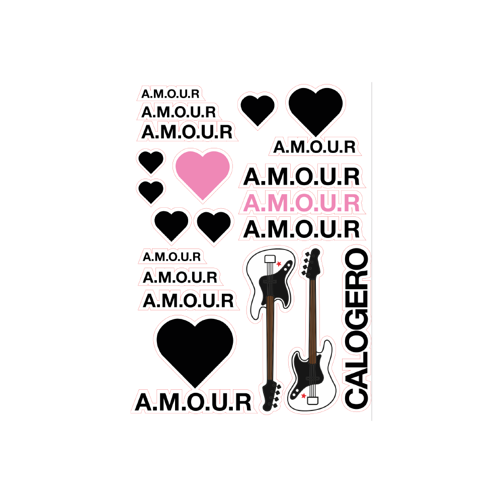 Stickers A.M.O.U.R - Tournée